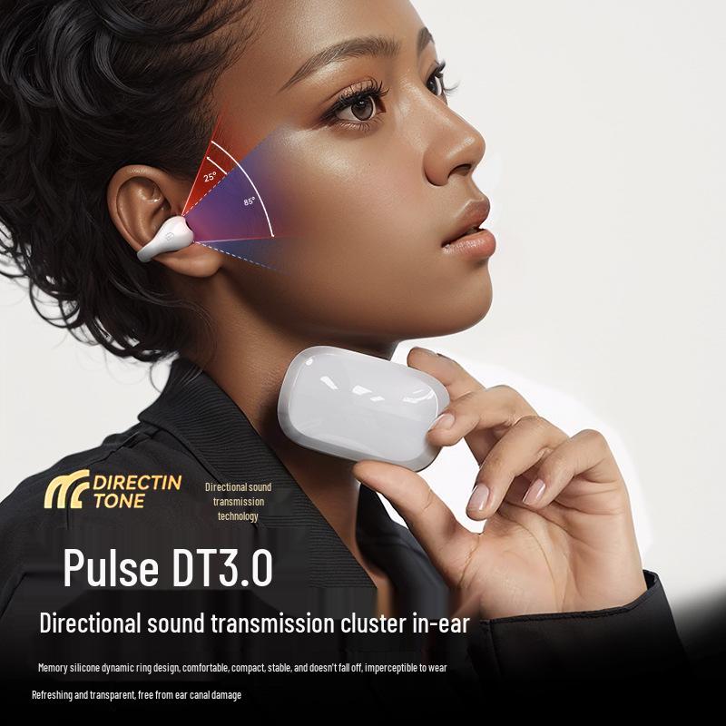 OWS-HT02 Wireless Sports Bluetooth Clip-On Earbuds for Music and Gaming