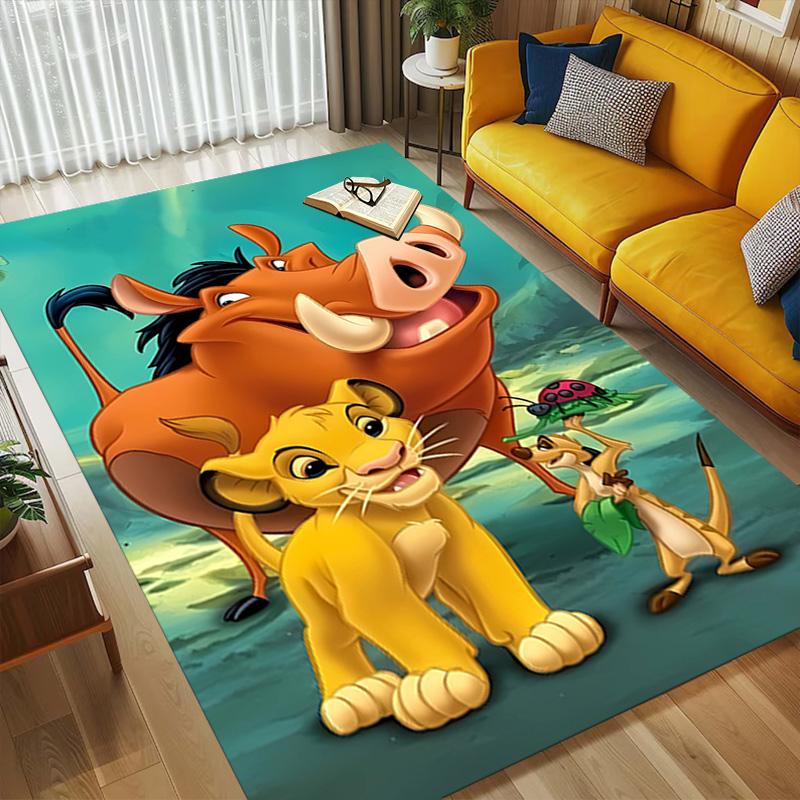 Lion Living Room Nonslip Area Rug Soft Carpet For Bedroom Game Playroom Sofa Office Home Decor Doormat Christmas Gift C926580