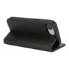 For iPhone 16e Case PU Leather Calf Textured Magnetic Closing Smart Phone Cover