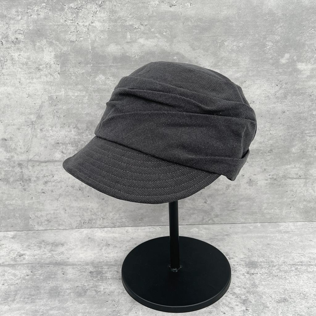 Yamamoto wind pleated newsboy hat women's versatile equestrian hat high cranial top shows small temperament duck tongue beret