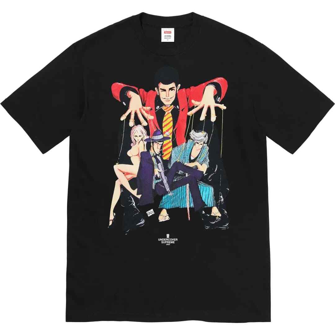 Supreme Undercover Lupin Tee Black S