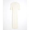 British Niche Style ~ Ri * Half Turtleneck Short Sleeve Knitting Dress