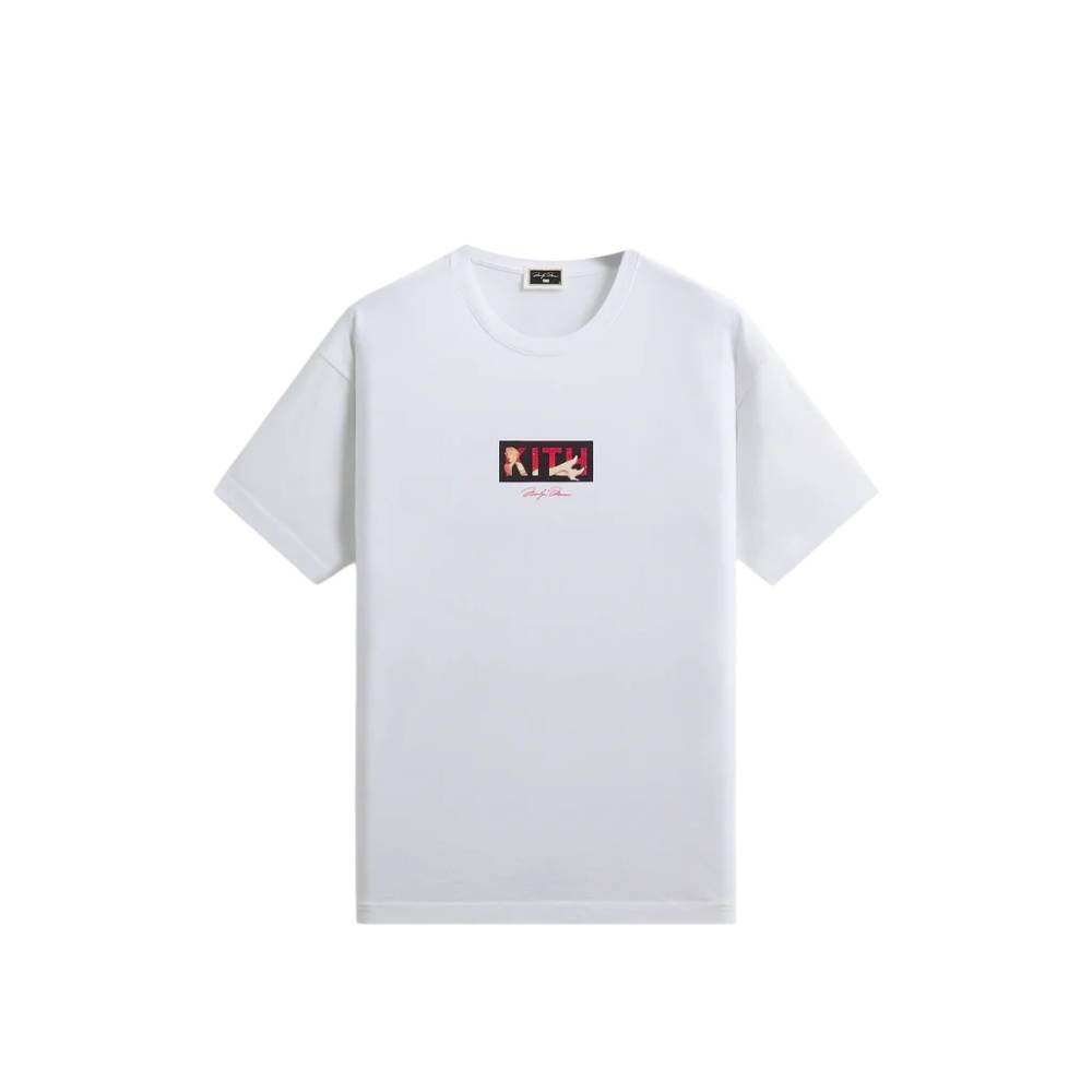 Kith For Marilyn Monroe Seven Year Classic Logo Tee White Men Tops KHMA030001-101