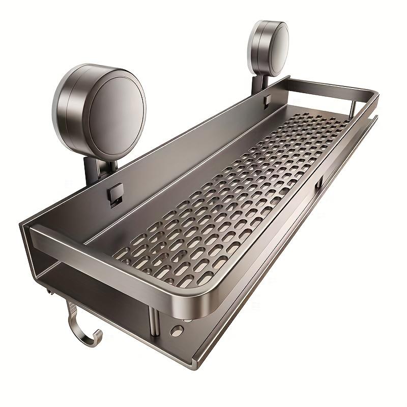 1pc Shower Caddy - Bathroom Organizer with Suction Cups | No Drilling Needed, Compact Shelf for Small Spaces,Modern Decor