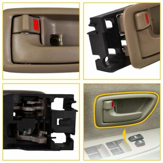 Interior Left Driver Door Handle For Toyota 2004-2006 Tundra Pickup Front / Rear