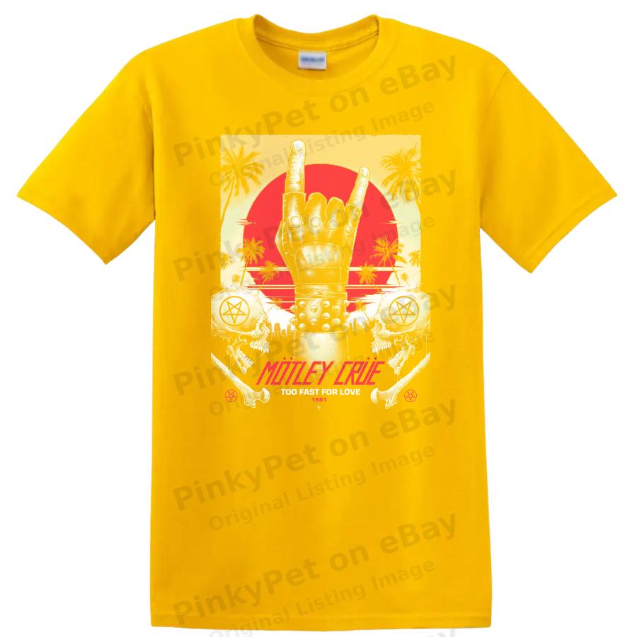 Rock Hand T Shirt Retro Graphic Tee for Music Lovers 1981 Vintage Style