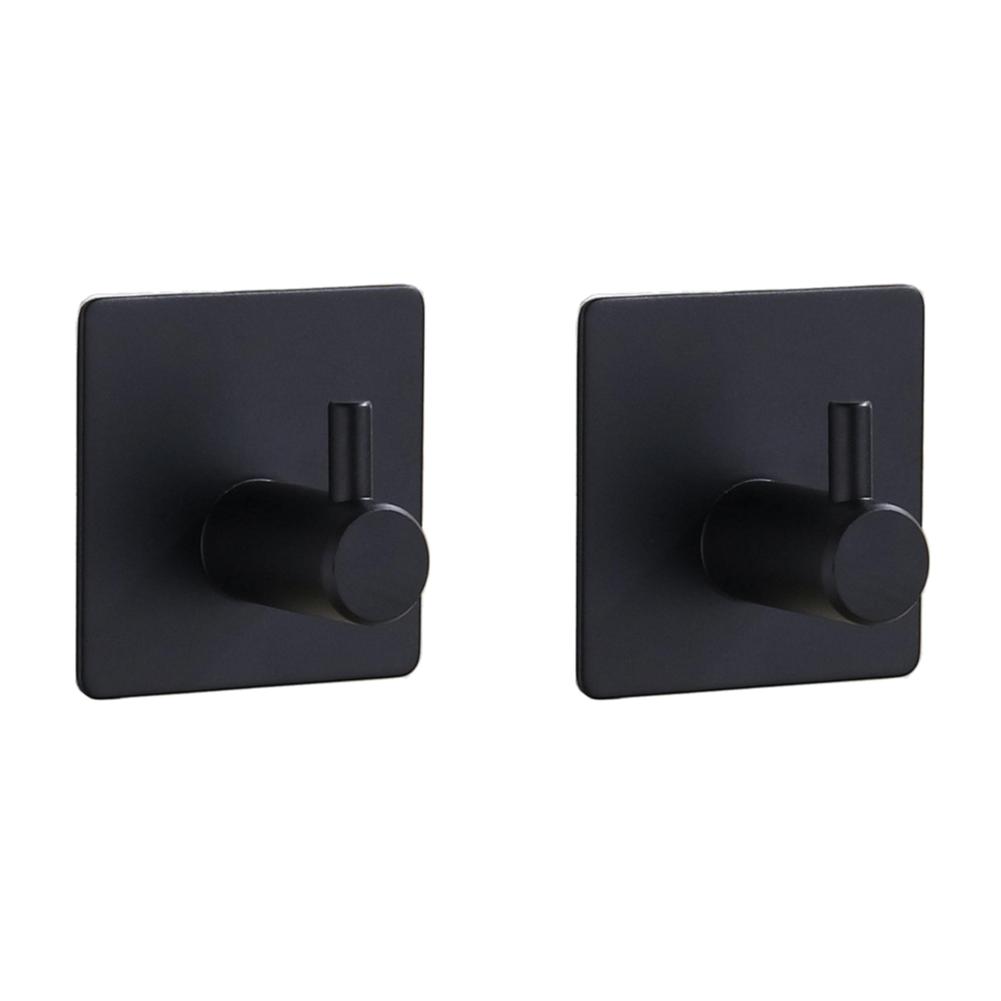 1-3pcs Self Adhesive Kitchen Towel Hooks Door Wall Mounted Household Hat Key Coat Rack Door Hanging Organizer Home Soupplies