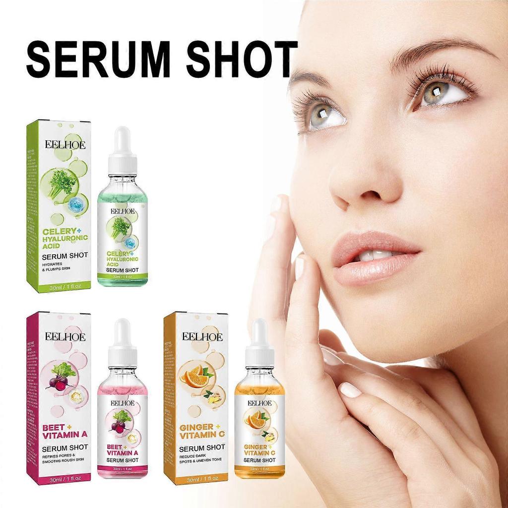 EELHOE Ginger Vitamin C Facial Essence  Brightens, Hydrates, Reduces Fine Lines & Minimizes Pores