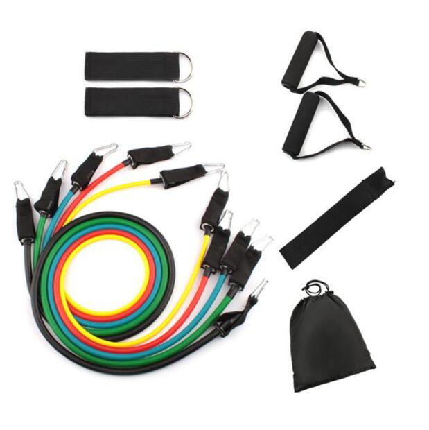 Set Latex Resistance Bands Crossfit Training Exercise Yoga Tubes Pull Rope,Rubber Expander Elastic Bands Fitness with Bag