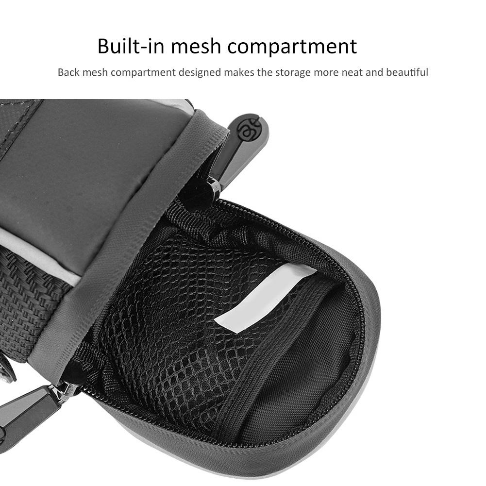 Portable PU Bicycle Saddle Bag Waterproof Large Capacity Tail Seat Pouch Cycling Equipment1
