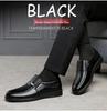 Dragonfly Men's Genuine Leather Breathable Non-Slip Casual Shoes for Middle-Aged & Elderly