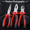 Electric Wire Pliers Large Opening Sharp Multifunction Tool for Cutting Twisting Gripping Metal Wires Heavy Duty Industrial Tool