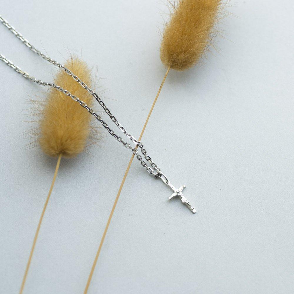 

Дитячий православний хрестик срібний