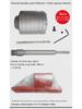 SDS PLUS 110mm Concrete Wall Hole Opener Round Handle Drill Set