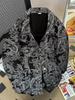 Unisex Retro Jacquard Denim Jacket – Versatile High Street Style for Spring and Autumn