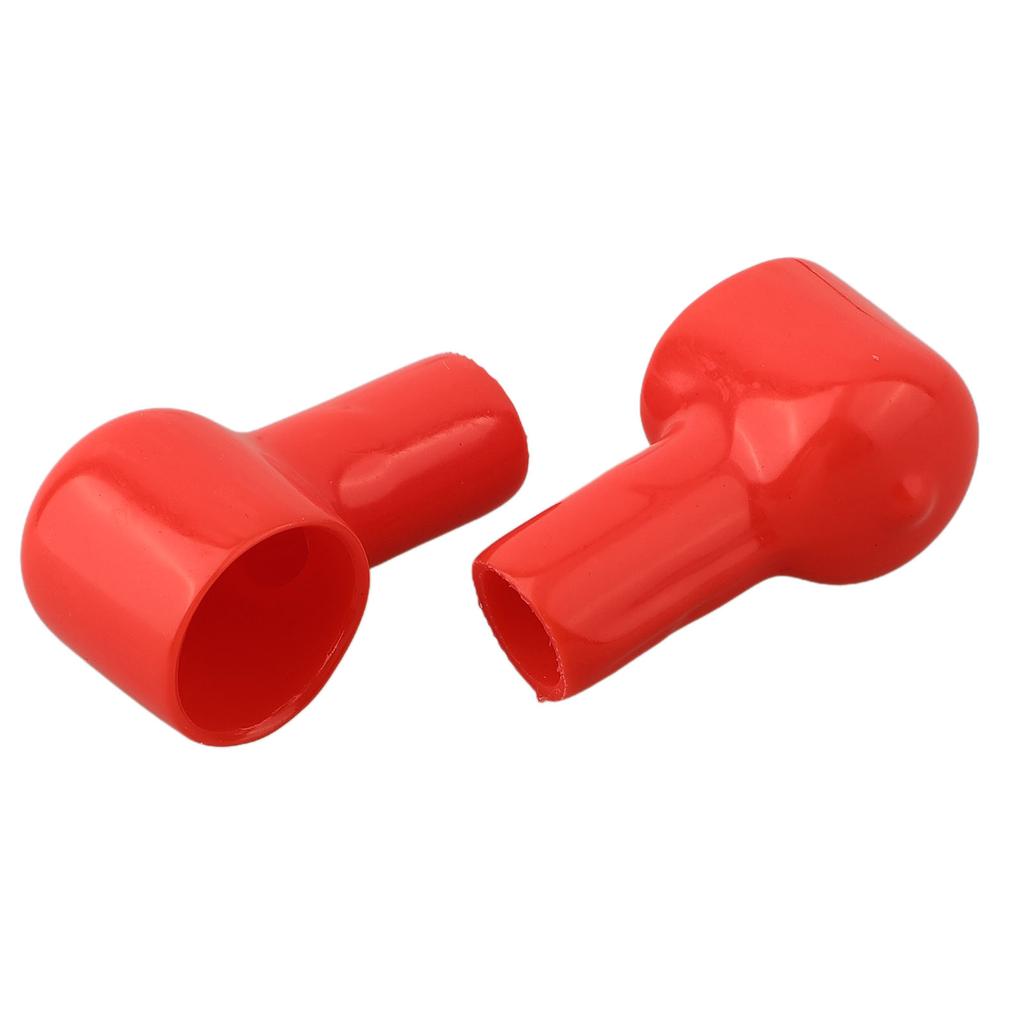 20PCS Plastic Battery Terminal Cover Boots Insulating Protective Lug Cap 12x20mm Red Parts Accessories