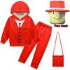 Pocket Devs VR Cosplay Costume Red Suit Set Devs-ROB Game Roleplay Outfit for Boys Girls Halloween Party Cosplay Ready To Ship