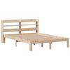 VidaXL Bed Frames with Headboard 140x200 Cm Solid Pine Wood, Bed, Bedroom Furniture, Wooden Bed, Bed 3306788