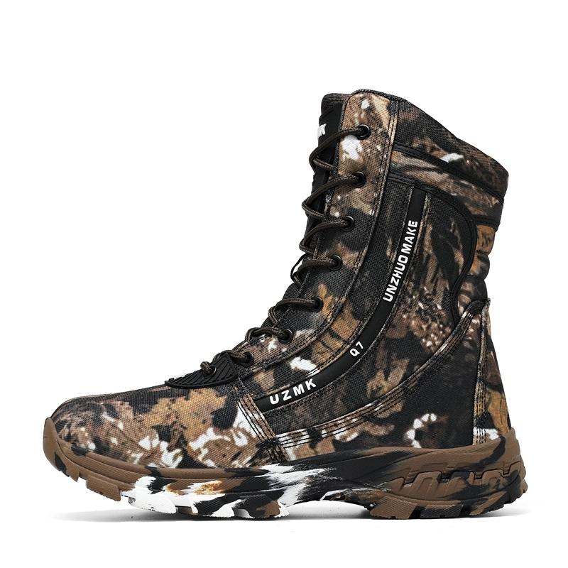 Men`s Outdoor High-Top Tactical Boots Hiking