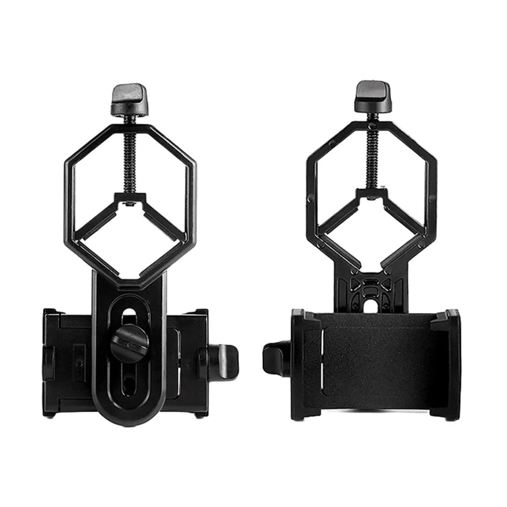 Adjustable Plastic Cellphone Adapter Mount Microscope Spotting Scope Telescope Clip Bracket Phone Stand Holder