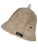 Beige F Sauna Boa with Sauna Sauna Deep Tulip for Sauna Outdoor Hat [Bliss Leather] Hat, Fabric, Pocket, Cap, Goods, Fit, Women's & Men's,