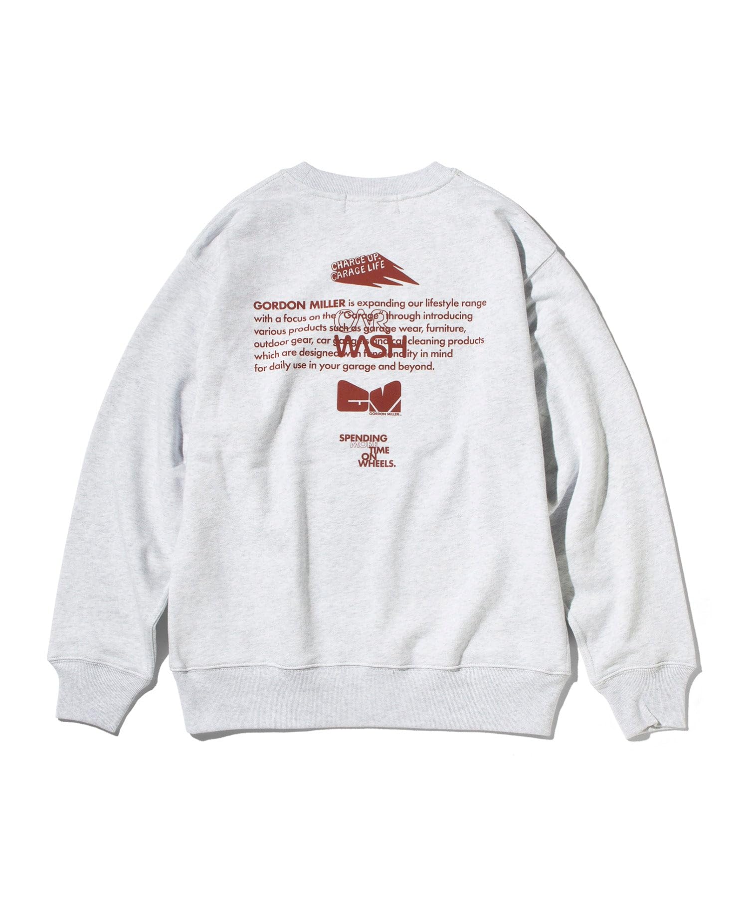 

GORDON MILLER Men s Sponsor Print Crew Neck Sweatshirt, 12.7 oz., Light Gray/Red, Size L (1745166)