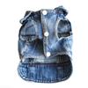 Denim Vest Jacket T-Shirt Cute Puppy Clothes, Comfortable Cool Clothing For Small Dogs