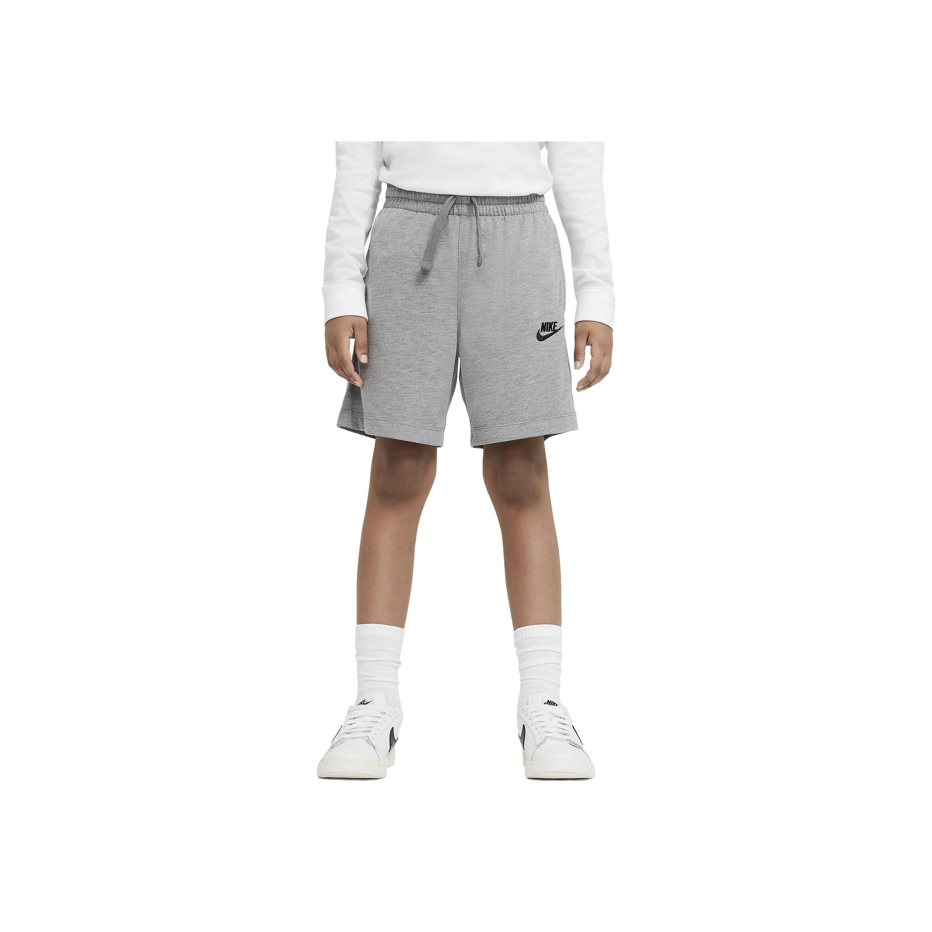 

Nike Детские шорты с вышитым логотипом и завязками, серые DA0806-091 L