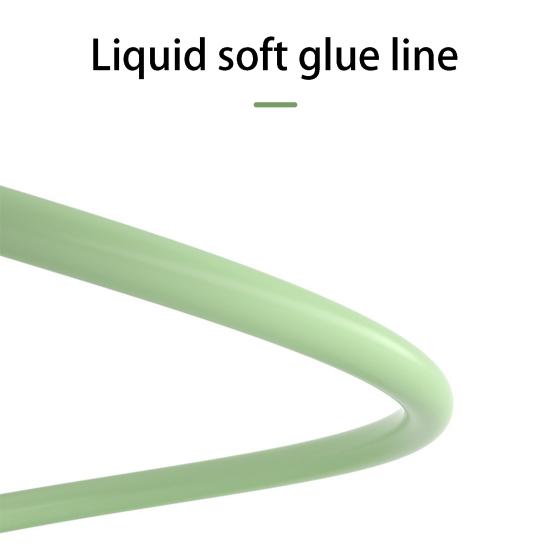 Data Cable Universal 3 In 1 Fast Charging Liquid Silicone 8-pin Micro USB