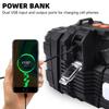 Solar Energy High Power LED Flashlight Type-C Rechargeable Strong Light Lamp Waterproof For Outdoor Camping Hiking