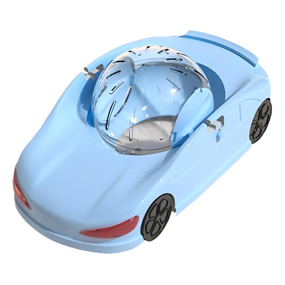 

Hamster Running Ball Enhance Cardiopulmonary Function Rolling Toy Car Exercise Wheel for Small Pets Ferrets Golden Bear синий