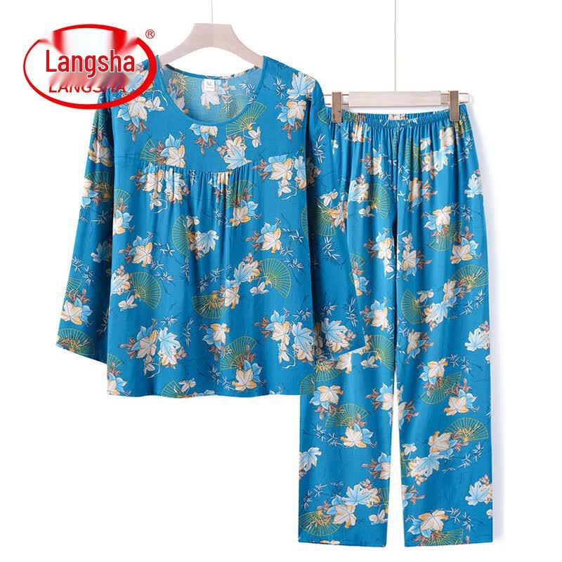 Lonsa Women's Summer Cotton Pajama Set