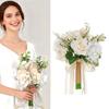 Simulation Artificial Flower Bridal Bouquet for Wedding Ceremony Anniversary Celebration Handheld Flower Photo Props