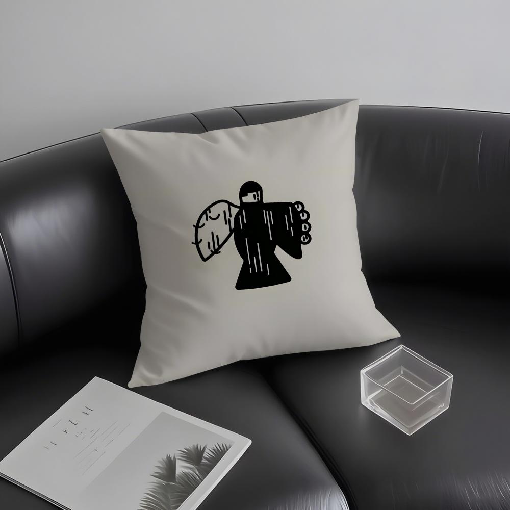 Aargentinian M-Milo Jj Singer Cushion Cover Pillowcase Ultra Soft Skin Friendly Fabric Cloud Like Comfort & Concealed Zipper