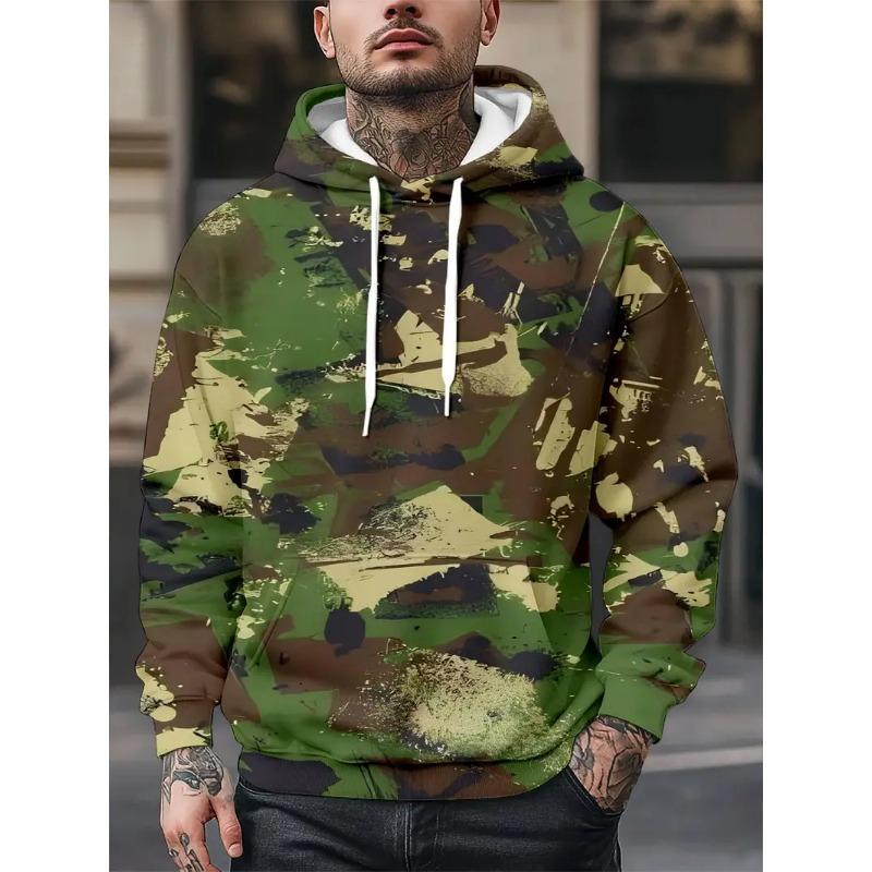 Neue 3D-Druck Tiergrafik Hoodies Für Mann Sweatshirt Hrajuku Street Herbst Lässig Langarm Y2k Herrenbekleidung Herrenmode Bekleidung