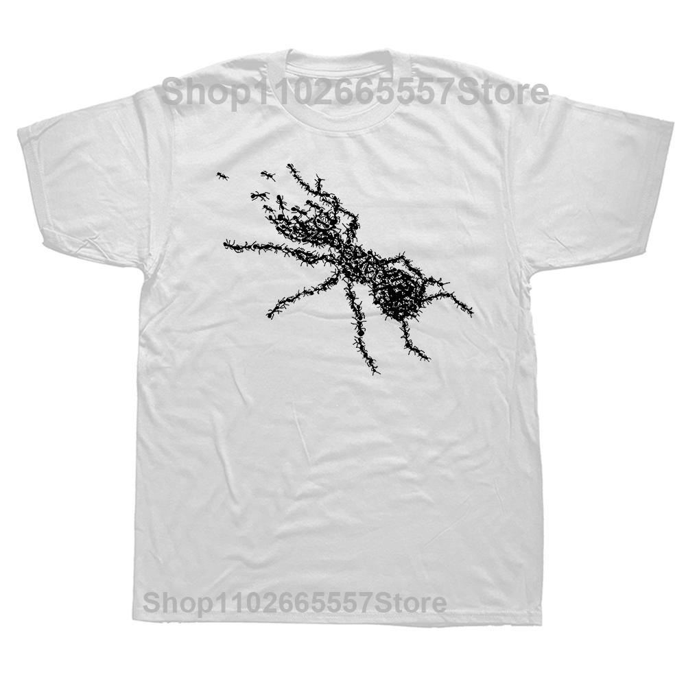 Funny Ants Party T Shirts Summer Tee Tops Round Neck ShortSleeve Fashion Ant Keeper Farm Tshirt Clothing Casual Basic Tshirts