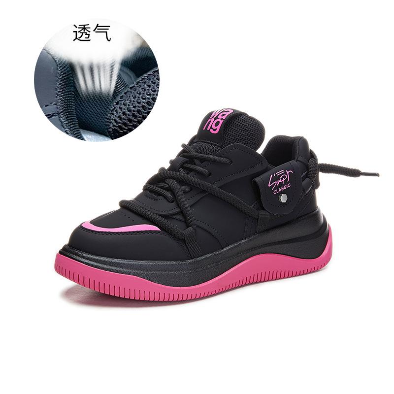 Women's shoes 2025 spring new shoes women's casual single shoes thick baseplate shoes versatile little white shoes women