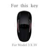 For Tesla Model 3 X S Y Bag Protector Fob Band Shell Holder TPU Car Smart Key Case Cover Keychain Accessories