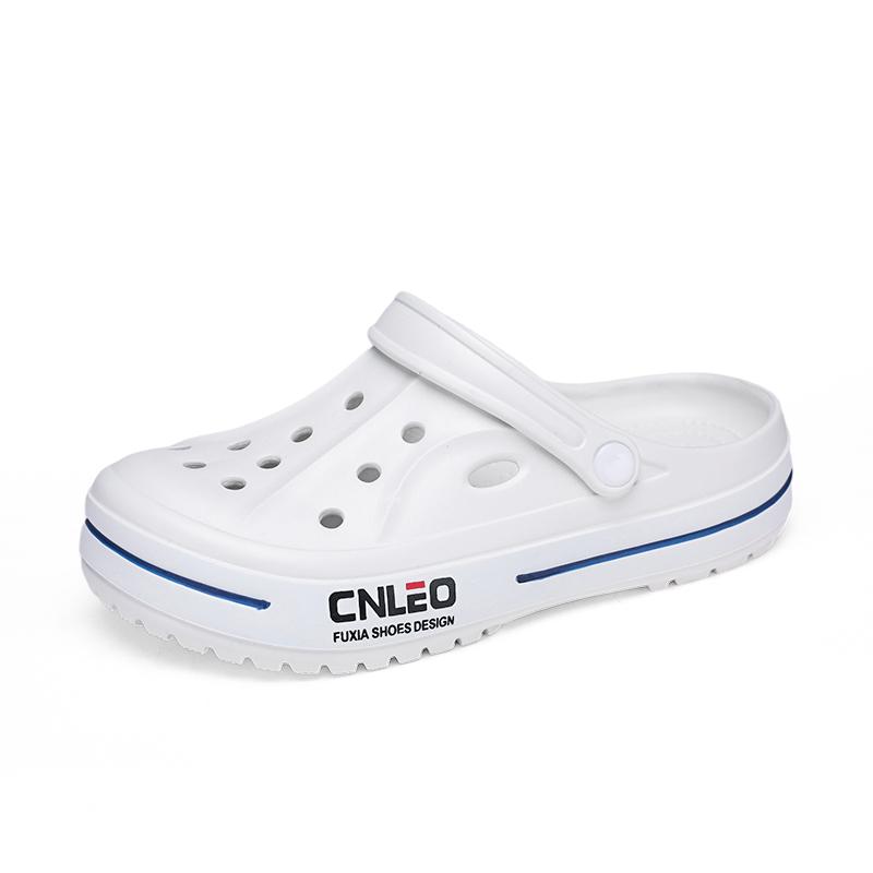 Herresandaler tykke såler ny stor størrelse mote herretøfler EVA lett komfortable pustende fritidssandaler herresko