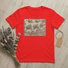 Funny 18th Century European Woodcut Prints TShirts Unisex O Neck Cotton T Shirt Flying Witches Short Sleeve Tee Plus Size Merch