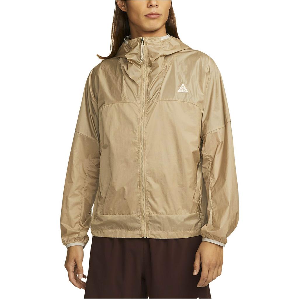 Nike Cinder Cone Windbreaker With Hood Waterproof Jacket Men Jackets Khaki DB0979-247