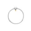 Pandora MOMENTS Disney Serie Herzförmige Schnalle Schlangenknochen Kette 925 Silber Armband Damen Silber 569563C01
