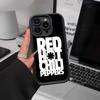 Red Hot Chili P-Peppers Band Phone Case For IPhone 17 16 15 14 13 12 11 Pro Max 16E Plus INS Soft Cover