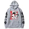 Fashion Sweatshirts Long Sleeves Loose Streetwear Hoodie Tops Anime Demon Slayer Hoodie Men's Print Pullovers Printed Harajuku