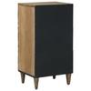 Sideboard with Storage Brown 40 x 33.5 x 75 cm Solid Mango Wood