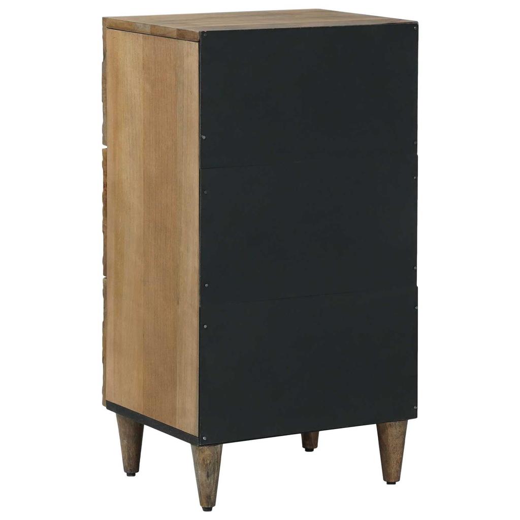 Sideboard with Storage Brown 40 x 33.5 x 75 cm Solid Mango Wood