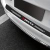 Car Rear Bumper Protective Sticker, Carbon Fiber Material, Scratch-resistant and Dirt-resistant Decorative Strip, Car Modification Parts.