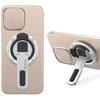 3-in-1 Magnetic Finger Ring Holder MultiFunction Finger Ring Rotate Double-Sided Magnetic Phone Stand for iPhone 17 16 15 14 13