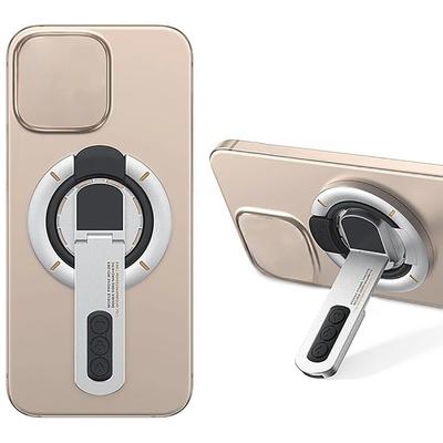 3-in-1 Magnetic Finger Ring Holder MultiFunction Finger Ring Rotate Double-Sided Magnetic Phone Stand for iPhone 17 16 15 14 13