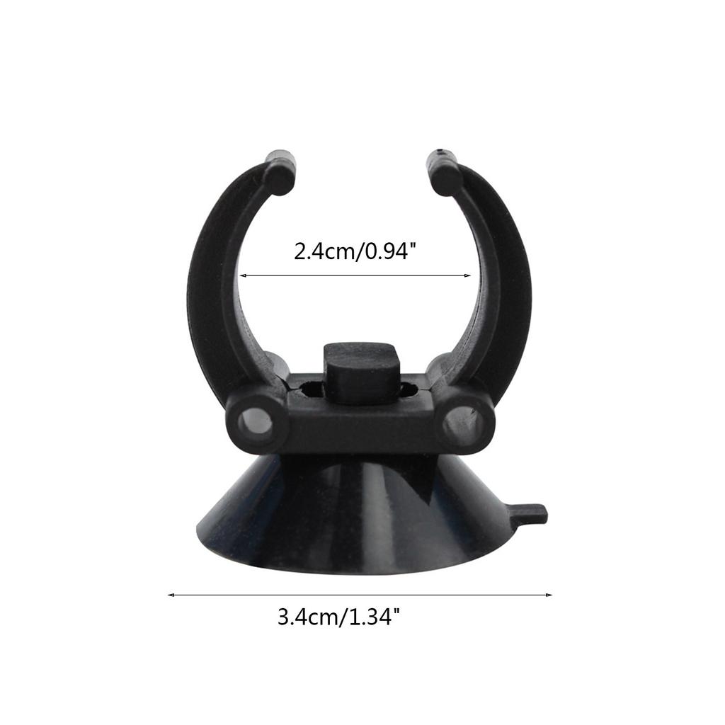 Aquarium Suction Cup with Clip Heater Holders Clamps for Fish for Tank Air Pump & Filter Accessories up to 1in Diameter